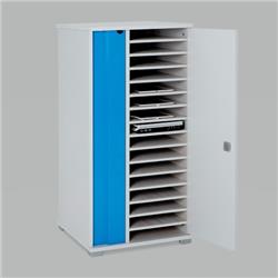 Armoire de rechargement sécurisée LapCabby Lyte pour 16 ordinateurs portables, tablettes ou Chromebooks jusqu^à 15 pouces (L...