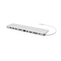 IOGEAR USB-C 10 in 1 Docking Station with 60W Power Delivery(Open Box)