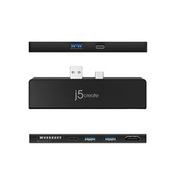 j5create UltraDrive 7 in 1 Mini Dock for Surface Pro 7