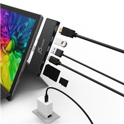 j5create UltraDrive 7 in 1 Mini Dock for Surface Pro 7