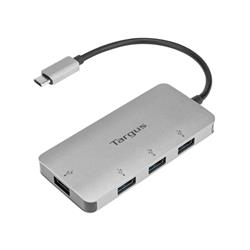 Targus USB-C Multi-Port Hub USB 3.1 Gen 1 (5Gbps) 4x USB-A