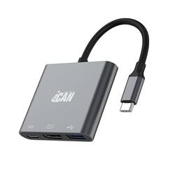 iCAN 3-in-1 Type-C to HDMI, PD and USB Hub(Open Box)