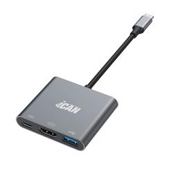 iCAN 3-in-1 Type-C to HDMI, PD and USB Hub(Open Box)