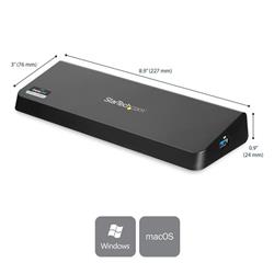 StarTech 4K Docking Station for Laptops - DP and HDMI - USB 3.0 (USB3DOCKHDPC)