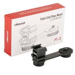 Ulanzi PT-3 Extension Bracket with 3 Cold Shoe Mounts