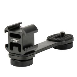 Ulanzi PT-3 Extension Bracket with 3 Cold Shoe Mounts