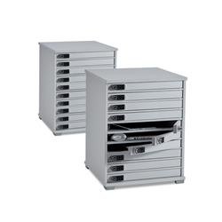 LapCabby Lyte Secure 10-Bay Charging Cabinet for Laptops, Tablets or Chromebooks up to 15in