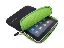 MIRACASE Bubble Protective Sleeve for 10.1" Tablets, Black with Green