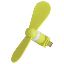 BENKS Mini Portable Dock Fan with Micro Connector, Green