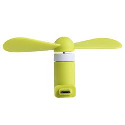 BENKS Mini Portable Dock Fan with Micro Connector, Green