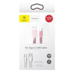 BASEUS Tough Series Cable For Type-C 2A 1M, Pink