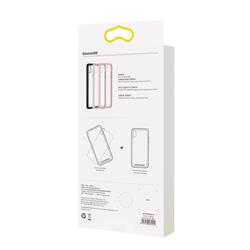 Baseus See-Thru Glass Protective Case for iPhone X, iPhone XS, White