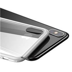 Baseus See-Through Glass Protective Case for iPhone XS Max - White