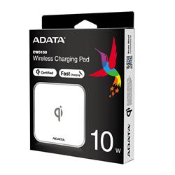 ADATA CW0100 10W Qi Certified Wireless Charging Pad White