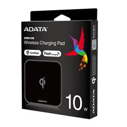 ADATA CW0100 10W Qi Certified Wireless Charging Pad Black