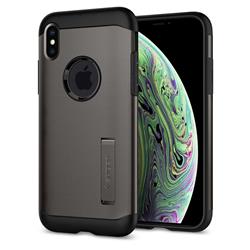 Spigen Slim Armor for iPhone XS - Gunmetal