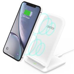 Choetech 15W Fast Wireless Charging Stand, White