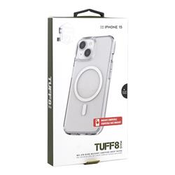 iPhone 15 / 14 / 13 - TUFF8 Mag Rugged Back Case (Clear)(Open Box)