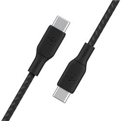 Belkin Braided USB-C to USB-C Cable 100W (2m / 6.6ft) (CAB014bt2MBK)(Open Box)