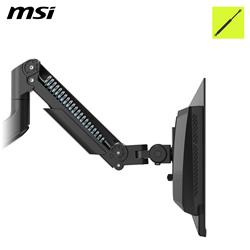 MSI MAG MT201 - Heavy Duty Single Monitor Stand Arm,  Supports 17-49" Screens and 44 lbs, VESA Compatible, Adjustable Spring As