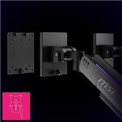 MSI Heavy Duty Dual Monitor Stand Arms - MPG MT201DR V2 -