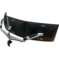 Amer HYDRA3 Triple Monitor Mount Articulating Arms