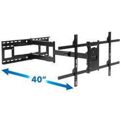 Mount-It! MI-372 Full Motion TV Wall Mount with Extra Long Extension, Compatible with TVs up to 80"