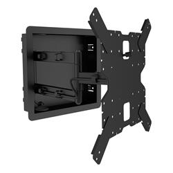 Kanto R400 Pro Series Recessed In-wall Full Motion Articulating TV Mount for 35" - 65" TVs-Black