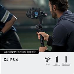 DJI RS 4 3-Axis Gimbal Stabilizer for DSLR and Mirrorless Camera