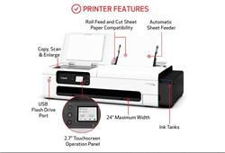 CANON 24INC ROLL & CUT SHEET MULTIFUNCTION PRINTER IMAGEPROGRAF TC-20