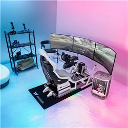 Thermaltake - Cockpit de simulateur de vol GF500 Snow