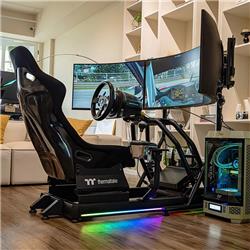 Thermaltake - GR500 Racing Simulator Cockpit Snow