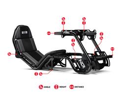NEXT LEVEL RACING F-GT Pro Formula et simulateur de course GT