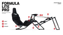 Cockpit de course pliable Formula Lite Pro de NEXT LEVEL RACING