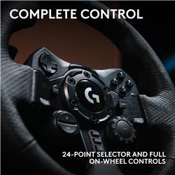 LOGITECH (G923) - Volant de course + pédales pour PS5/PS4/PC