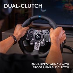 LOGITECH (G923) - Volant de course + pédales pour PS5/PS4/PC