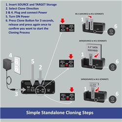 Vantec NexStar JX, USB 3.2 Gen 2x1, Triple Bay Dock