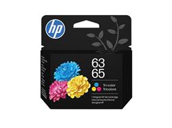 HP 63 / 65 tricolore authentique Cartouche d'encre