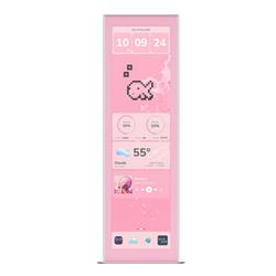 HYTE Kit de mise à niveau d'écran pour Y70 Touch Infinite - Écran tactile 2,5 K pour Y70 - Lait fraise (Rose)