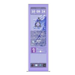 HYTE Kit de mise à niveau d'écran pour Y70 Touch Infinite - Écran tactile 2,5 K pour Y70 - Lait de taro (Violet)