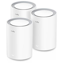 Cudy M3000 AX3000 Dual-Band 2.5G Wi-Fi 6 Mesh System (3-Pack)