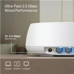 TP-Link (Deco BE25) BE5000 Whole Home Mesh Wi-Fi 7 System (3-Pack)