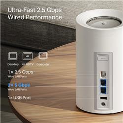 TP-Link Deco BE65 Pro (3-Pack) BE11000 Whole Home Mesh Wi-Fi 7 System