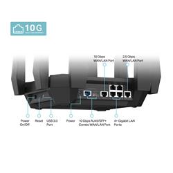 TP-Link (Archer AXE300) AXE16000 Quad-Band Wi-Fi 6E Router