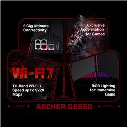 TP-Link (Archer GE550) BE9300 Tri-Band WiFi 7 Gaming Router