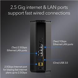 NETGEAR Nighthawk (RS300) BE9300 Tri-Band Wireless Wi-Fi 7 Router