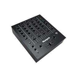 NUMARK M6 | USB 4-Channel USB DJ Mixer (Black) | Mac & PC Compatible | Replaceable Crossfader | Dedicated XLR Mic