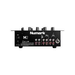 NUMARK M2 (Black) | Professional Two-Channel Scratch Mixer with 3-band EQ per Channel | Replaceable Crossfader with Reverse & S