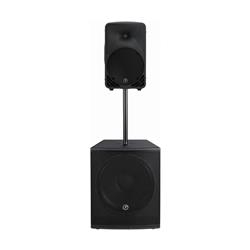 MACKIE SRM350 - 1000W 10" Portable Powered Loudspeaker | 1.4" Titanium Dome Compression Driver | Precision 2-Way Crossover