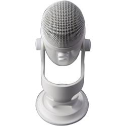 BLUE Yeti Microphone (Whiteout) | 16-Bit/48 kHz Resolution | 4 Selectable Polar Patterns | 1/8" Headphone Monitoring Jack | Ins